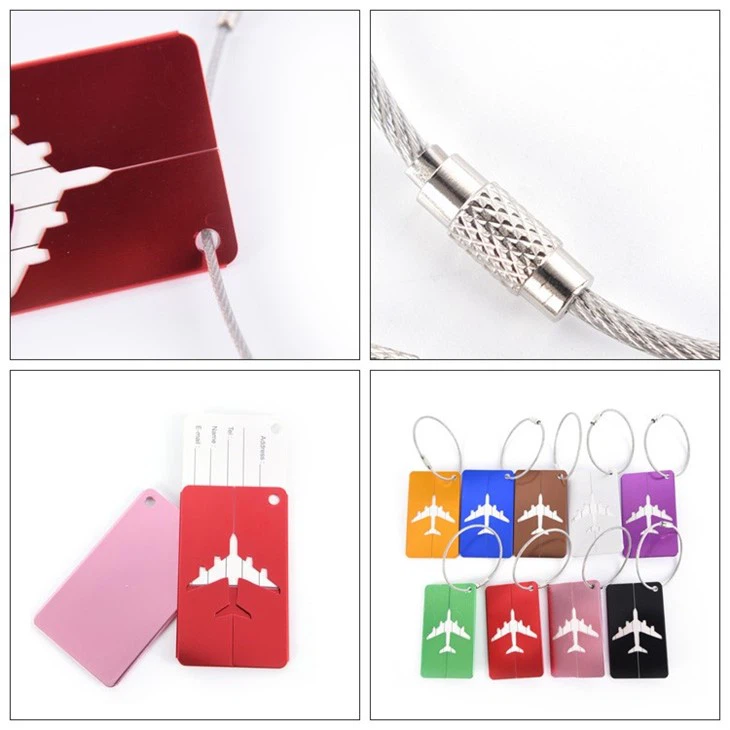 Blank Aluminum Luggage Tags
