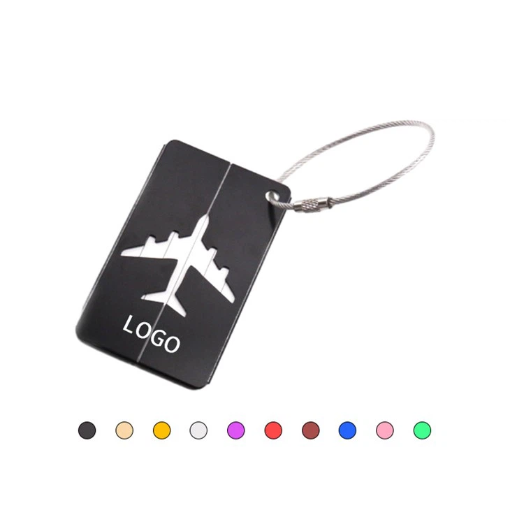 빈 알루미늄 수하물 태그